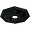 Ekena Millwork Nottingham Ceiling Medallion (Fits Canopies up to 4 5/8"), 18"OD x 3 1/2"ID x 1 1/2"P, Black Pearl CM18NTBPS - alternate 3